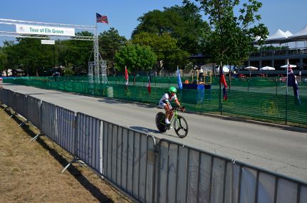 women's time trial rider