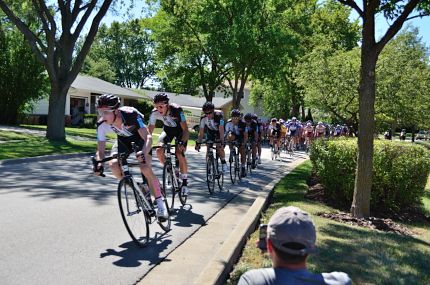 TOEG bike race on Elk Grove Blvd