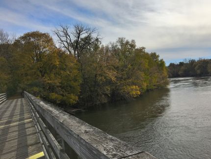 Bike Trail bridge over the Fox River, Algonquin