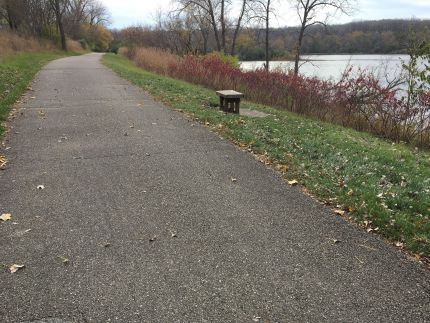 View of the Fox River from the Bike Trail