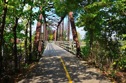 Bridge on bike trail