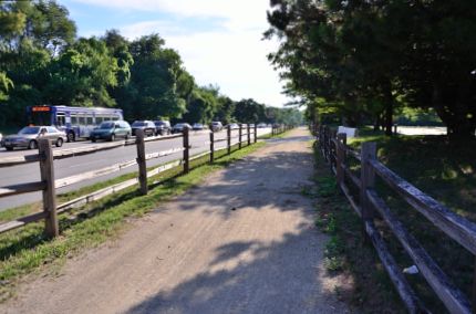 DPRT as it runs next to Golf Road