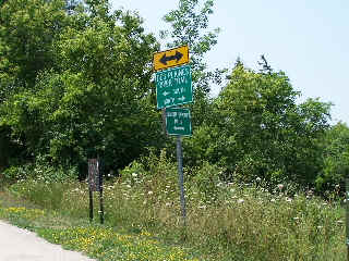 DPRT and North Short Bike Path intersection