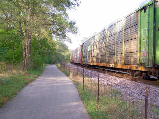 Train passing by on FRT